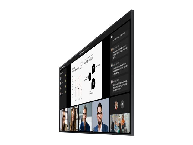 Samsung QP105DX-5K - 105\" Diagonal Class QPDX-5K Series LED-backlit LCD display - digital signage - Tizen OS - 5K UHD (2160p) 5120 x 2160 - slate black