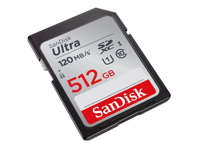 SanDisk Ultra - Flash memory card - 512 GB - Class 10 - SDXC UHS-I