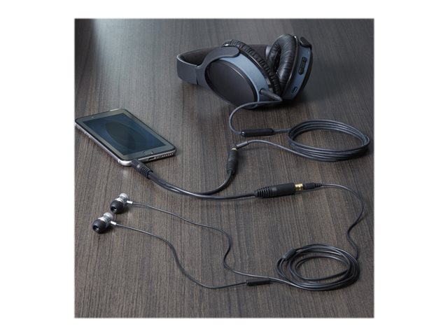 StarTech.com 6 in. 3.5mm Audio Splitter Cable - Stereo Splitter Cable - Gold Terminals - 3.5mm Male to 2x 3.5mm Female - Headphone Splitter (MUY1MFF) - Audio splitter - mini-phone stereo 3.5 mm male to mini-phone stereo 3.5 mm female - 15.2 cm - for P/N: MU1MMS, PCISOUND4CH