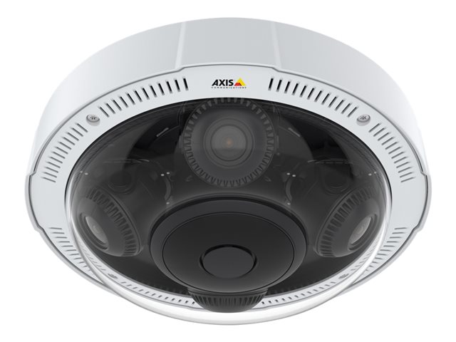 AXIS P3727-PLE - Network surveillance camera - dome - colour (Day&Night) - 8 MP - 1920 x 1080 - 1080p - vari-focal - audio - LAN 10/100 - MJPEG, H.264, MPEG-4 AVC - PoE Plus Class 4