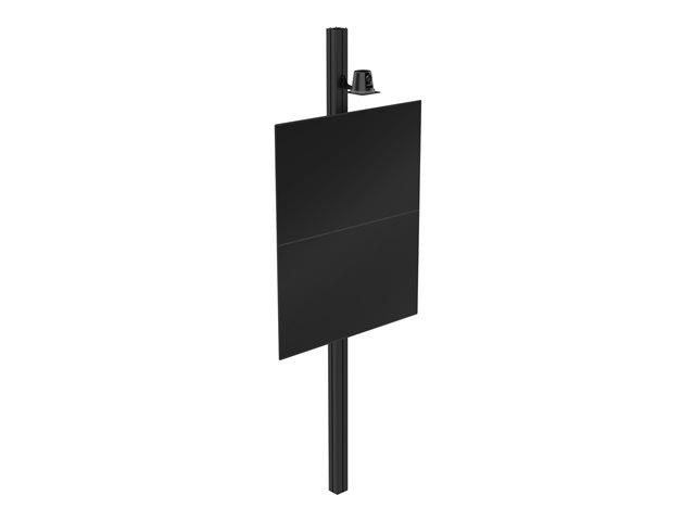 VISION VFM-POST Multiple Display Column - LIFETIME WARRANTY - Floor to ceiling pole - Fixes to ceiling or wall - Square aluminium profile - Multiple displays to be fixed on any side - For meeting rooms where a display wall mount can't be fixed to the