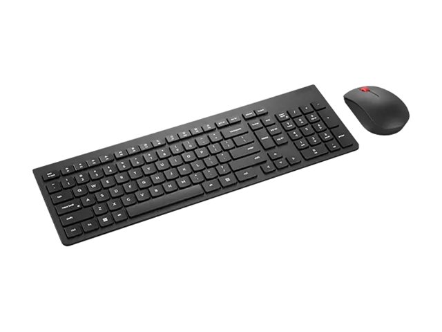 Lenovo Essential Wireless Combo Gen 2 - Keyboard and mouse set - wireless - 2.4 GHz - German - black