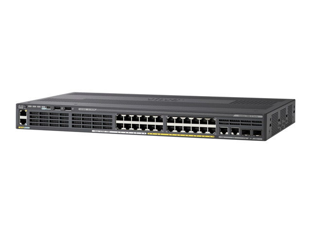 Cisco Catalyst 2960X-24TS-LL - Switch - Managed - 24 x 10/100/1000 + 2 x Gigabit SFP - desktop, rack-mountable - refurbished