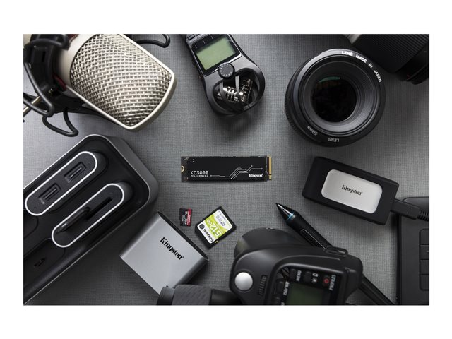 Kingston KC3000 - SSD - 4096 GB - internal - M.2 2280 - PCIe 4.0 (NVMe) - for Intel Next Unit of Computing 12 Pro Kit - NUC12WSKi5
