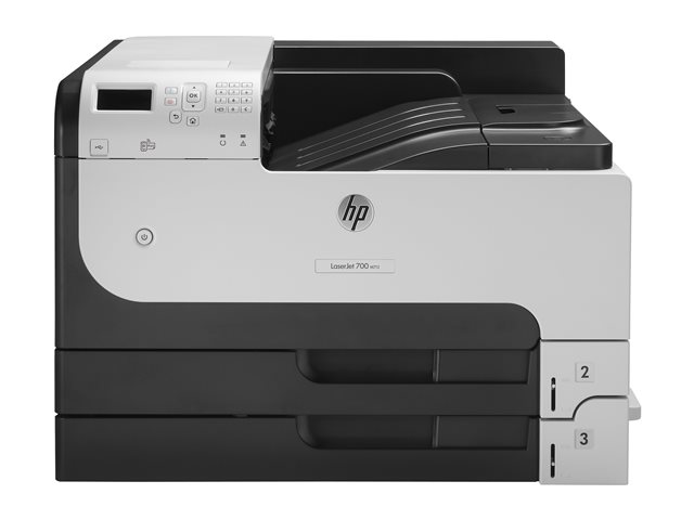 HP LaserJet Enterprise 700 Printer M712dn - Printer - B/W - Duplex - laser - A3/Ledger - 1200 dpi - up to 41 ppm - capacity: 600 sheets - USB, Gigabit LAN, USB host