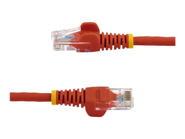 StarTech.com CAT5e Cable - 10 m Red Ethernet Cable - Snagless - CAT5e Patch Cord - CAT5e UTP Cable - RJ45 Network Cable - Patch cable - RJ-45 (M) to RJ-45 (M) - 10 m - UTP - CAT 5e - snagless - red