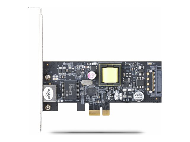 StarTech.com 1-Port 2.5Gbps NBASE-T PoE Network Card, Intel I225-V, 802.3af/at PoE+ Multi-Gigabit NIC, PCI Express Server LAN Card, SATA Powered Desktop Ethernet Interface - Supports Windows, Linux, VMware ESXI (PR12GIP-NETWORK-CARD) - Network adapte