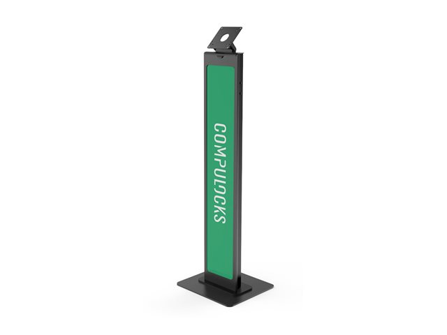 Compulocks VESA Brandable Floor Stand - Stand - for tablet - aluminium - black - mounting interface: VESA - floor-standing