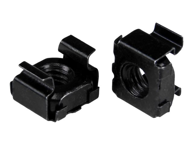 M5 CAGE NUTS - 100 PACK - M5 NUTS - 100 PACK BLACK - M5 MOUNTING CAGE NUTS FOR SERVER RACK CABINET