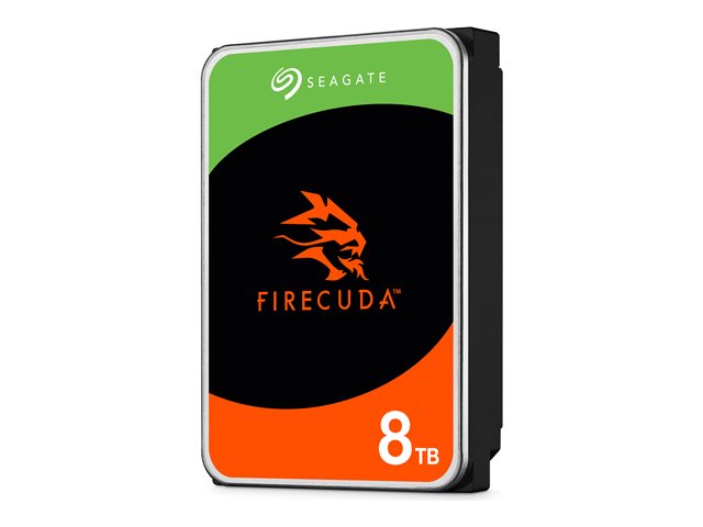 Seagate FireCuda ST8000DXA01 - Hard drive - 8 TB - internal - 3.5\" - SATA 6Gb/s - 7200 rpm - buffer: 256 MB - with 3 years Seagate Rescue Data Recovery