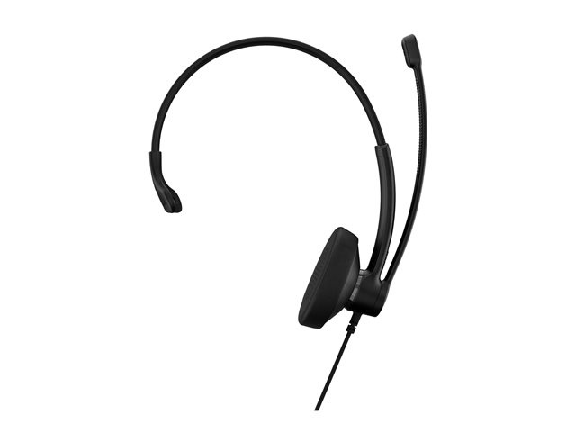 EPOS IMPACT 100 Series - Headset - on-ear - wired - USB-A, USB-C - black - Certified for Microsoft Teams
