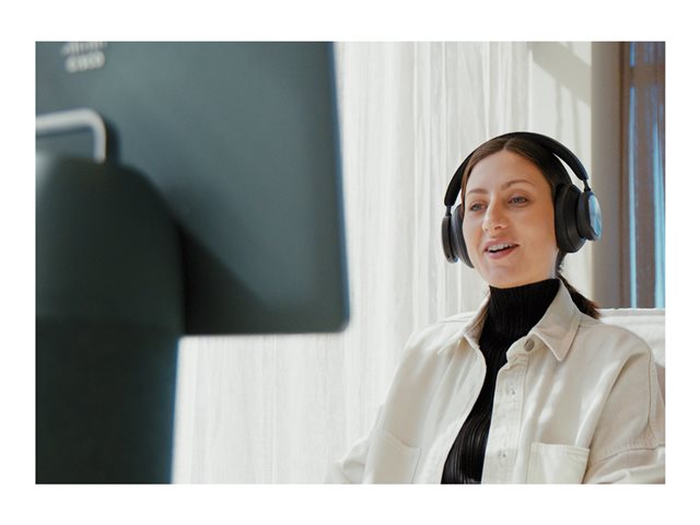 Bang & Olufsen Cisco 980 - Headset - full size - Bluetooth - wireless, wired - active noise cancelling - USB-A, 3.5 mm jack - anthracite black - Cisco Webex Certified - for Cisco IP Phone 8800, Webex Desk Pro Series