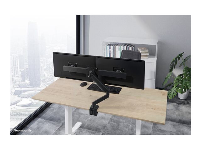 Neomounts FPMA-CB200 - Mounting component (crossbar) - full-motion - for 2 LCD displays - black - screen size: 10\"-27\"