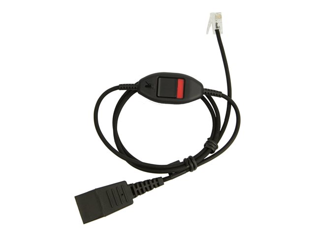 Jabra - Headset cable - RJ-10 to Quick Disconnect - 1 m