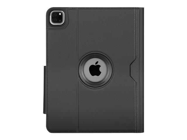 Targus VersaVu Classic - Flip cover for tablet - polyurethane faux leather - black - 12.9\" - for Apple 12.9-inch iPad Pro (3rd generation, 4th generation, 5th generation)