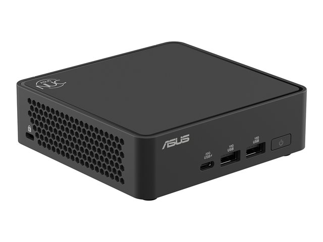ASUS NUC 15 Pro Slim Kit RNUC15CRKC700002 - Barebone - mini PC 1 x Core 7 240H / up to 5.2 GHz - RAM 0 GB - Intel Graphics - Gigabit Ethernet, 2.5 Gigabit Ethernet, IEEE 802.11ax (Wi-Fi 6), Bluetooth 5.4, IEEE 802.11be (Wi-Fi 7) - black