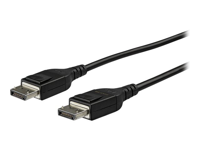 StarTech.com 15m /49.2ft Active Optical DisplayPort 1.4 Cable - 8K 60Hz - DisplayPort cable - DisplayPort (M) latched to DisplayPort (M) latched - DisplayPort 1.4 - 15 m - 8K support, Active Optical Cable (AOC) - black