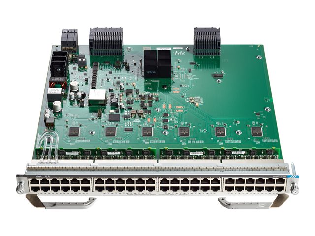 Cisco Catalyst 9400 Series Line Card - Switch - 48 x 10/100/1000 - plug-in module - PoE+ - refurbished