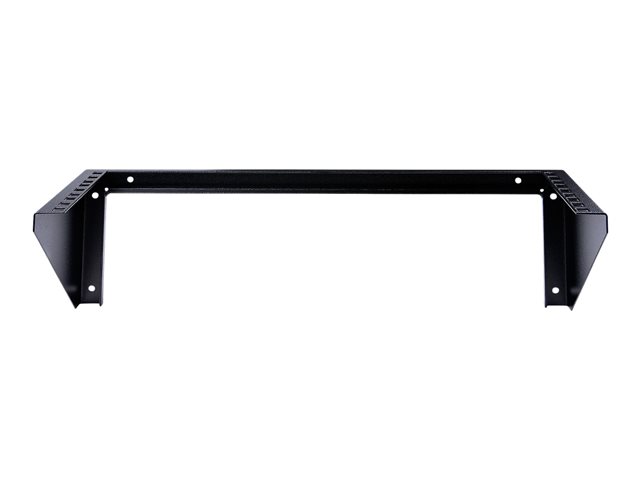 StarTech.com 3U Wall Mount Patch Panel Bracket - 19 in - Steel Vertical Patch Panel Mounting Bracket for Networking Equipment (RK319WALLV) - Mounting bracket - wall mountable - black - 3U - 19\"
