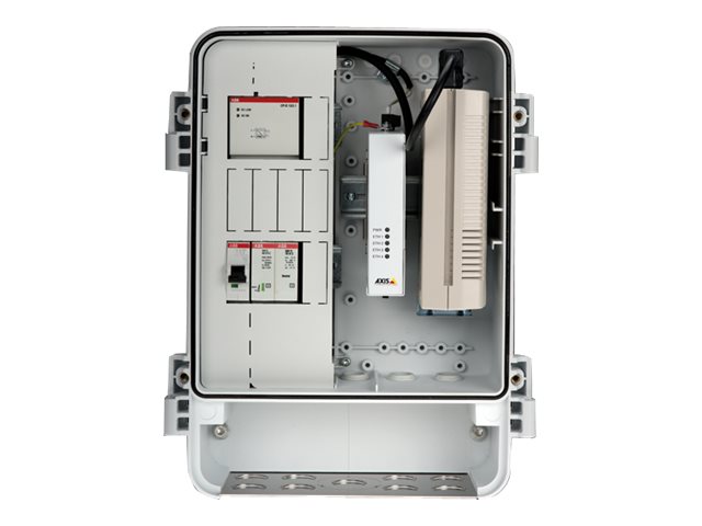 AXIS T98A18-VE Media Converter Cabinet A - Fibre media converter - 1GbE - 10Base-T, 100Base-TX, 1000Base-X, 100Base-X - 2 ports - RJ-45 / SFP (mini-GBIC) - for AXIS Q6318-LE 50 Hz