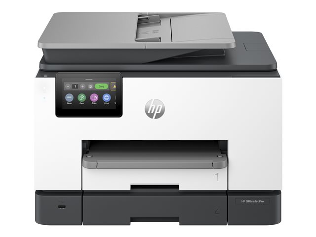 HP Officejet Pro 9132e All-in-One - Multifunction printer - colour - ink-jet - Legal (216 x 356 mm) (original) - A4/Legal (media) - up to 23 ppm (copying) - up to 25 ppm (printing) - 500 sheets - 33.6 Kbps - USB 2.0, USB 2.0 host, Wi-Fi(ac), Bluetooth, LAN - cement