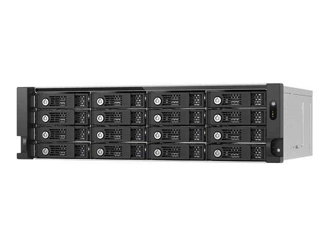 QNAP TL-R1600PES-RP - Hard drive array - 16 bays (SATA-600) - SAS 12Gb/s (external) - rack-mountable - 3U