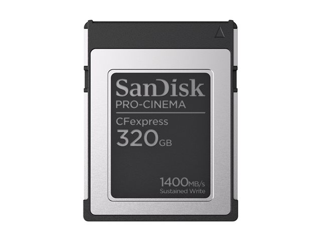 SanDisk PRO-CINEMA - Flash memory card - 320 GB - CFexpress Type B