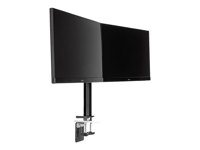 Iiyama DS1002C-B1 - Mounting kit - adjustable arm - for 2 monitors - black - screen size: 10\"-30\" - desk-mountable - for ProLite E2783QSU-B1, XU2495WSU-B1, XUB2495WSU-B1