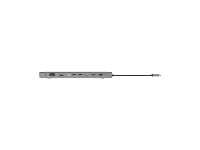 Belkin CONNECT 11-in-1 - Multiport dock - USB-C - VGA, HDMI, DP - 1GbE