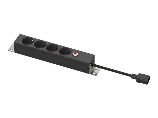 Vogel's RISE A152 - Power distribution strip - with bracket - 240 V - output connectors: 1 (IEC 60320 C14) - 5 m cord - Europe