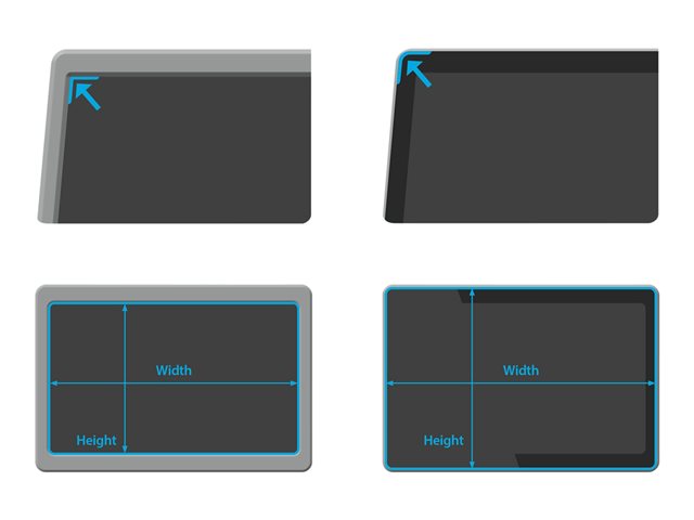 StarTech.com Monitor Privacy Screen for 24 inch PC Display, Computer Screen Security Filter, Blue Light Reducing Screen Protector Film, 16:10 Widescreen, Matte/Glossy, +/-30 Degree Viewing - Blue Light Filter - Display privacy filter - 2-way - removable - plug-in/adhesive - 24\" wide