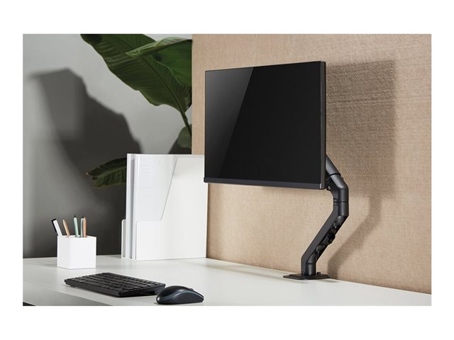 Neomounts FPMA-D650 - Mounting kit - full-motion - for LCD display - steel - black - screen size: 17\"-27\" - clamp mountable, grommet, desk-mountable