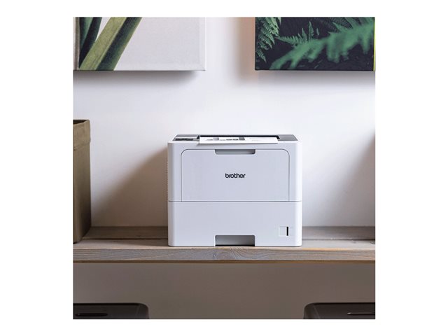 Brother HL-L6210DW - Printer - B/W - Duplex - laser - A4/Legal - 1200 x 1200 dpi - up to 50 ppm - capacity: 620 sheets - USB 2.0, Gigabit LAN, Wi-Fi(n)