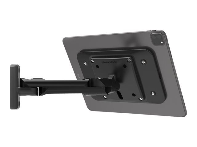 Compulocks Universal Invisible Mount Swing Wall Mount - Mounting kit (mount arm) - for notebook - black - mounting interface: 100 x 100 mm - wall-mountable