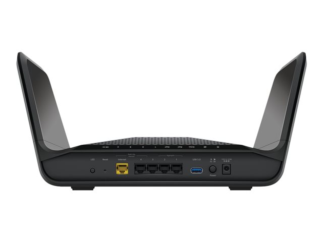 NETGEAR RAX70 - Wireless router 4-port switch - 1GbE - Wi-Fi 6 - Tri-Band