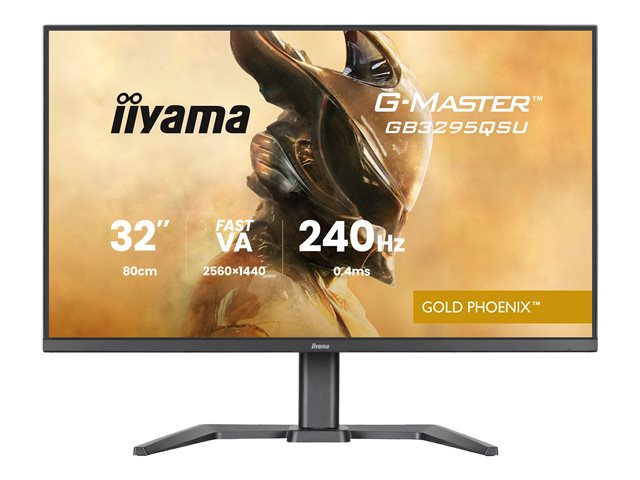 32\"WIDE LCD, G-Master Gold Phoenix, 2560 x 1440, QHD VA panel, LED Bl., FreeSync Premium, USB-Hub (2xOut v3.2 + 2xUSB-C(7,5 Watt)), Height Adjust.(15cm), 400cd/m², 4000:1 Static Contrast, 80.000.000:1 ACR, Speakers,  DisplayPort(240Hz), HDMI(2x v2.1)