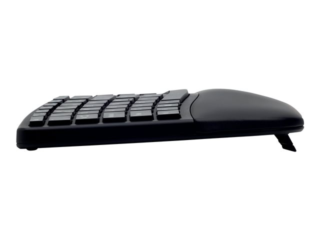 Kensington Pro Fit Ergo Wireless Keyboard and Mouse - Keyboard and mouse set - wireless - 2.4 GHz, Bluetooth 4.0, Bluetooth 4.2 - French - black