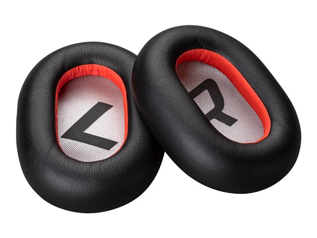 Poly Voyager 8200 Black Leatherette Ear Cushions (2 Pieces) - Replaces Poly SKU 215694-01