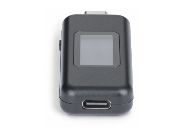 StarTech.com USB-C Power Tester, Bi-Directional Digital Voltage/Current - USB-C power tester - digital multimeter, bi-directional - black