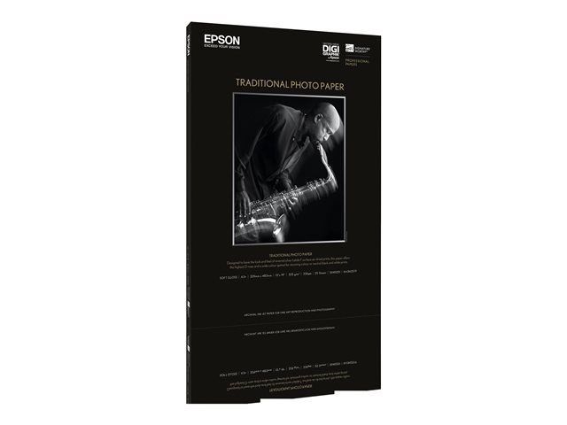 Epson Traditional Photo Paper - A2 (420 x 594 mm) - 330 g/m² - 25 sheet(s) photo paper - for SureColor P5000, P800, SC-P10000, P20000, P5000, P7500, P900, P9500