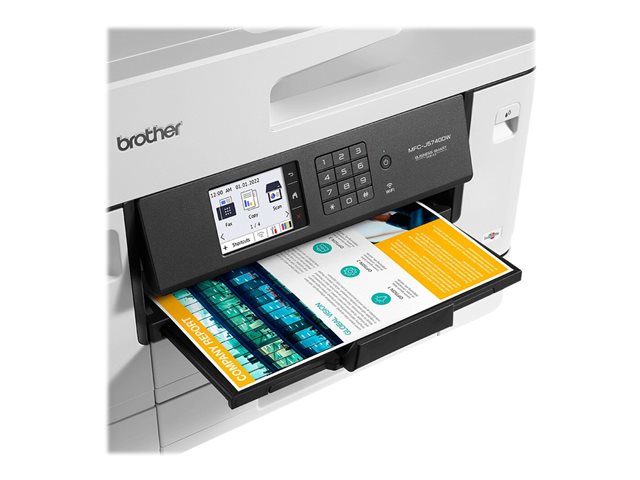 Brother MFC-J5740DW - Multifunction printer - colour - ink-jet - A3 (media) - up to 25 ppm (copying) - up to 28 ppm (printing) - 600 sheets - 33.6 Kbps - USB 2.0, LAN, Wi-Fi(n), USB host