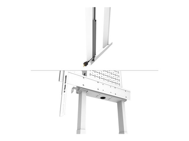 Neomounts WL55-875WH1 - Mounting kit (wall mount) - motorised - for flat panel - lockable - steel - white - screen size: 55\"-100\"