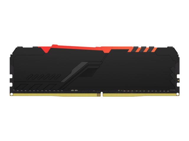 Kingston FURY Beast RGB - DDR4 - module - 16 GB - DIMM 288-pin - 2666 MHz / PC4-21300 - CL16 - 1.2 V - unbuffered - non-ECC - black