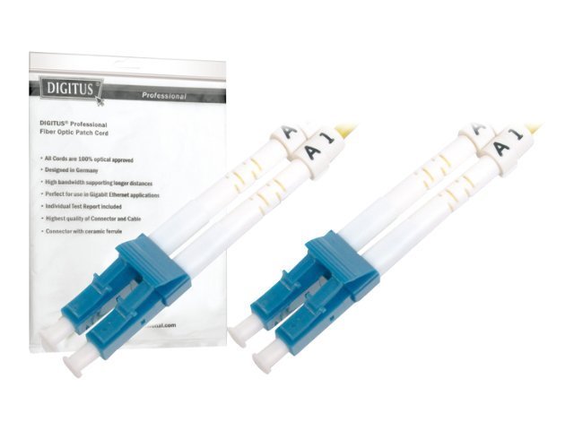 FO PATCH CORD DUPLEX LC TO LC SM OS2 0