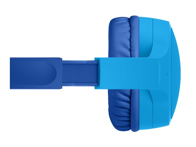 Belkin SoundForm Mini - Headphones with mic - on-ear - Bluetooth - wireless, wired - 3.5 mm jack - blue
