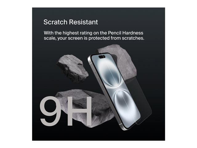 BELKIN ScreenForce Pro UltraGlass2 AM Screen Protection for iPhone 15/14 Pro