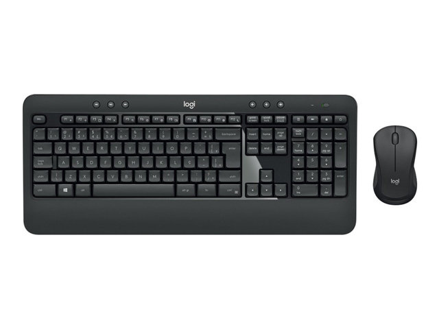 Logitech MK540 Advanced - Keyboard and mouse set - wireless - 2.4 GHz - Danish/Finnish/Norwegian/Swedish