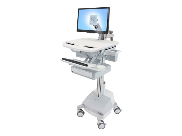 STYLEVIEW CART WITH LCD ARM SLA POWERED