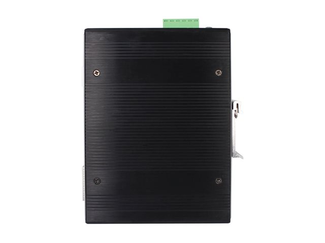 Eaton Tripp Lite series 8-Port Managed Industrial Gigabit Ethernet Switch - Layer 2, 1 Gbps, PoE+ 30W, 4 GbE SFP Ports, -40° to 75°C, DIN Mount - Switch - Managed - 8 x 10/100/1000 (PoE+) + 1 x USB 2.0 + 4 x 1000Base-X SFP (uplink) - DIN rail mountable - PoE+ (240 W) - DC power - TAA Compliant