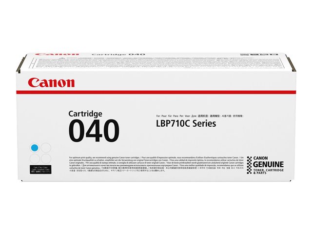 Canon 040 - Cyan - original - toner cartridge - for imageCLASS LBP712Cdn